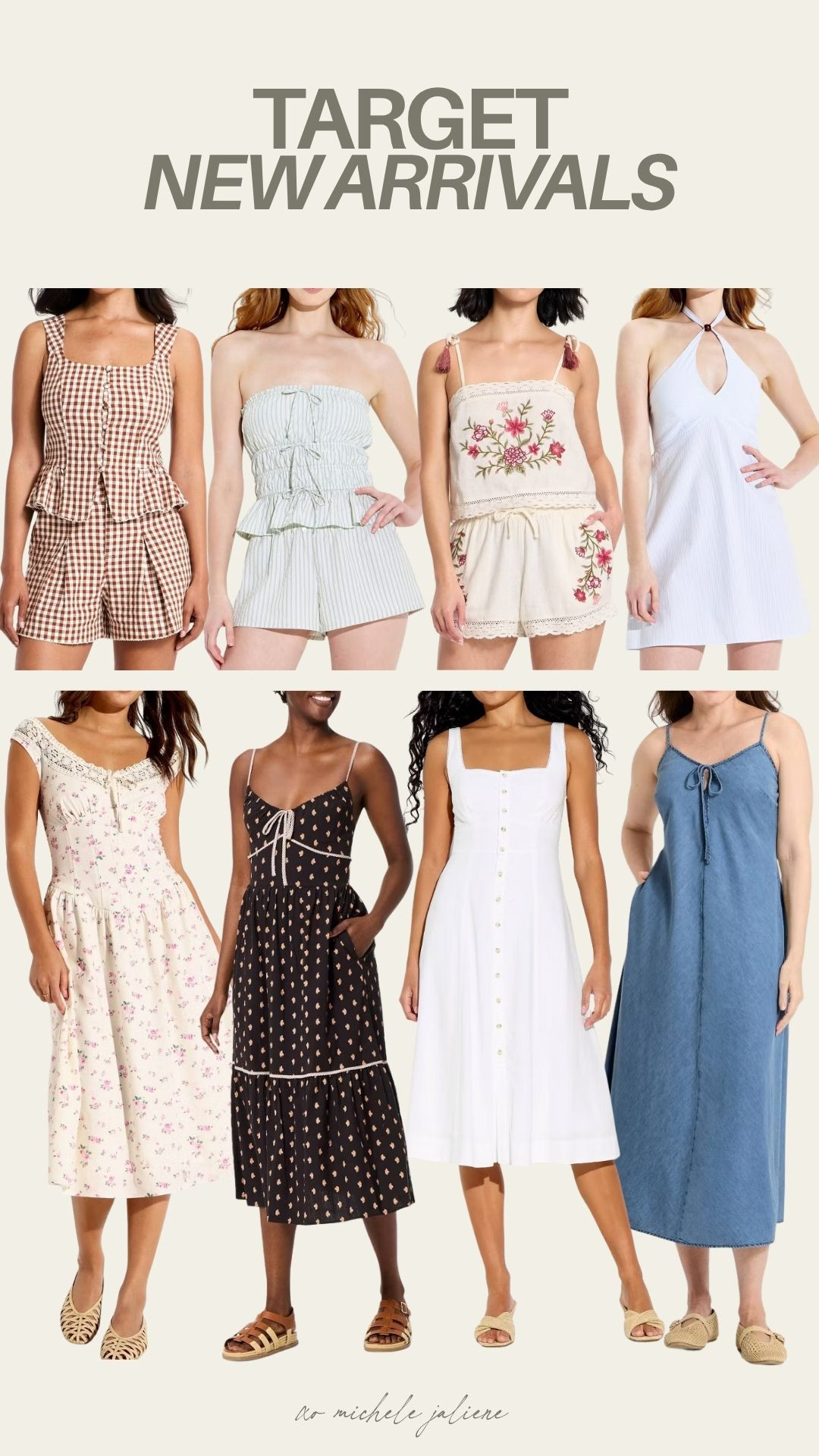 new summer arrivals from target 🤍

summer fashion, watchnow, new arrivals, finds under 100, maxi dress, matching set, vacation outfit, michele jaliene 

 #LTKootd #LTKSeasonal #LTKPetite