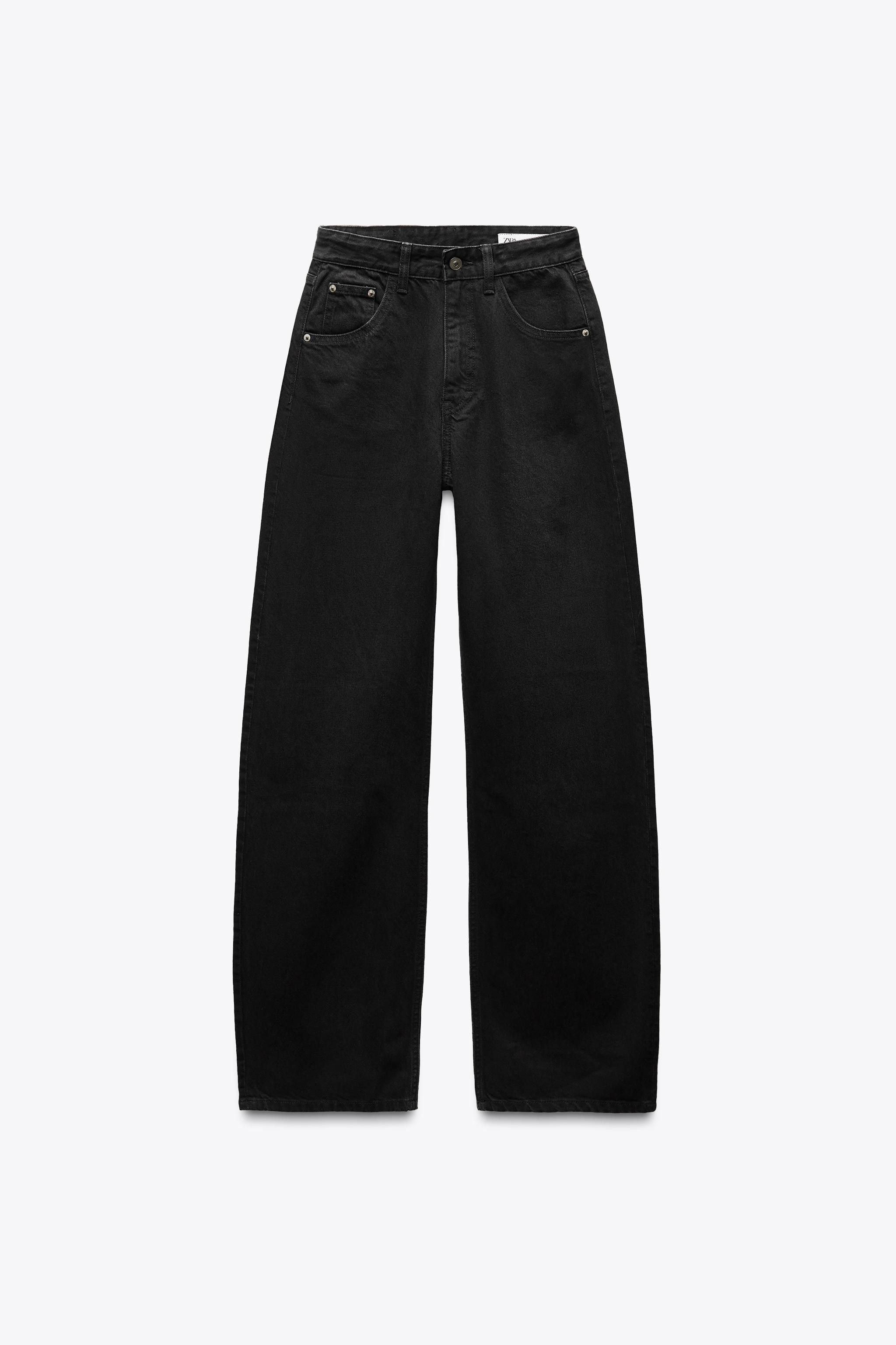 HIGH-WAIST - FULL LENGTHHigh-waist jeans with belt loops and five pockets. Zip fly and metal butt... | Zara US