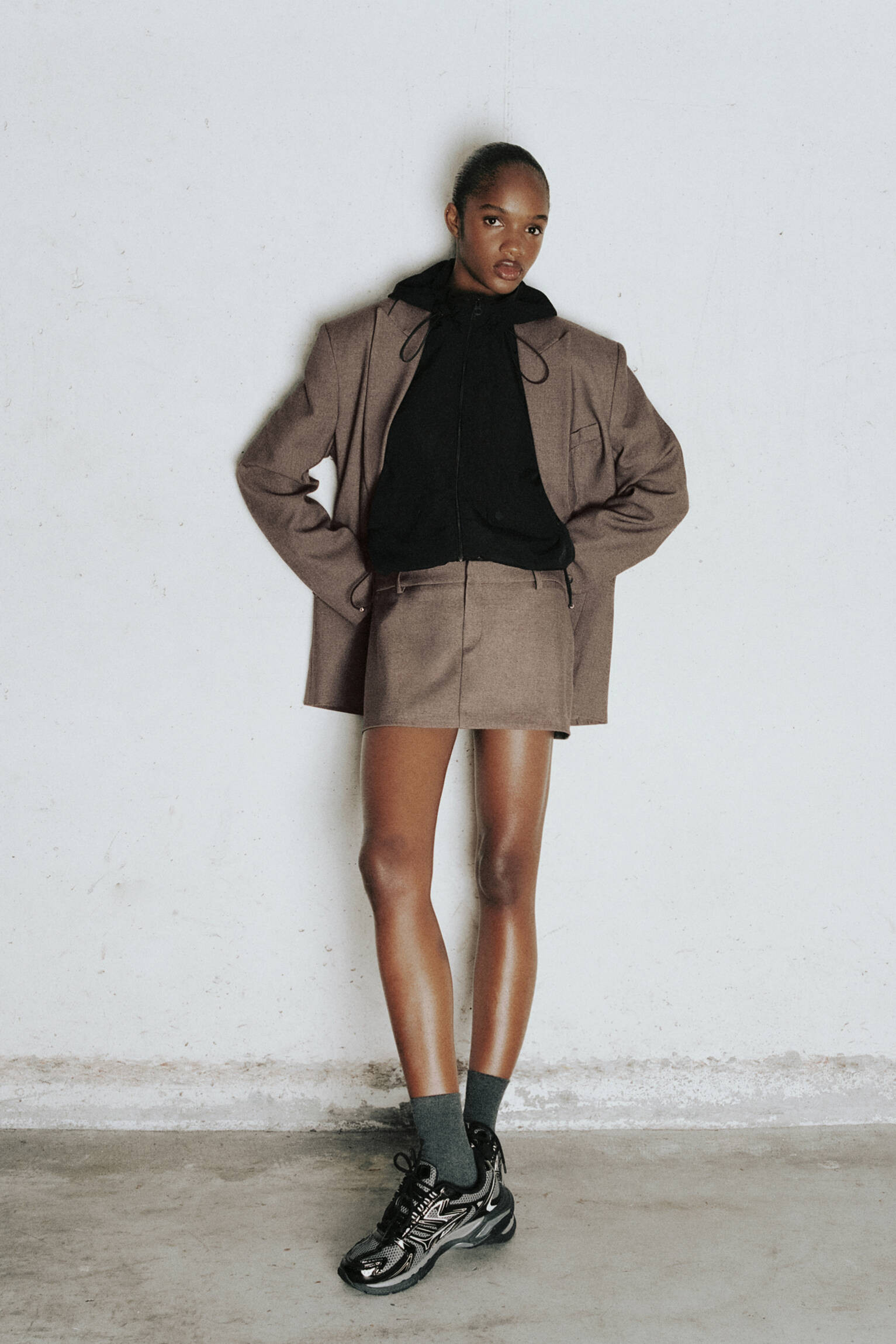 Double waistband skort - pull&bear | PULL and BEAR UK