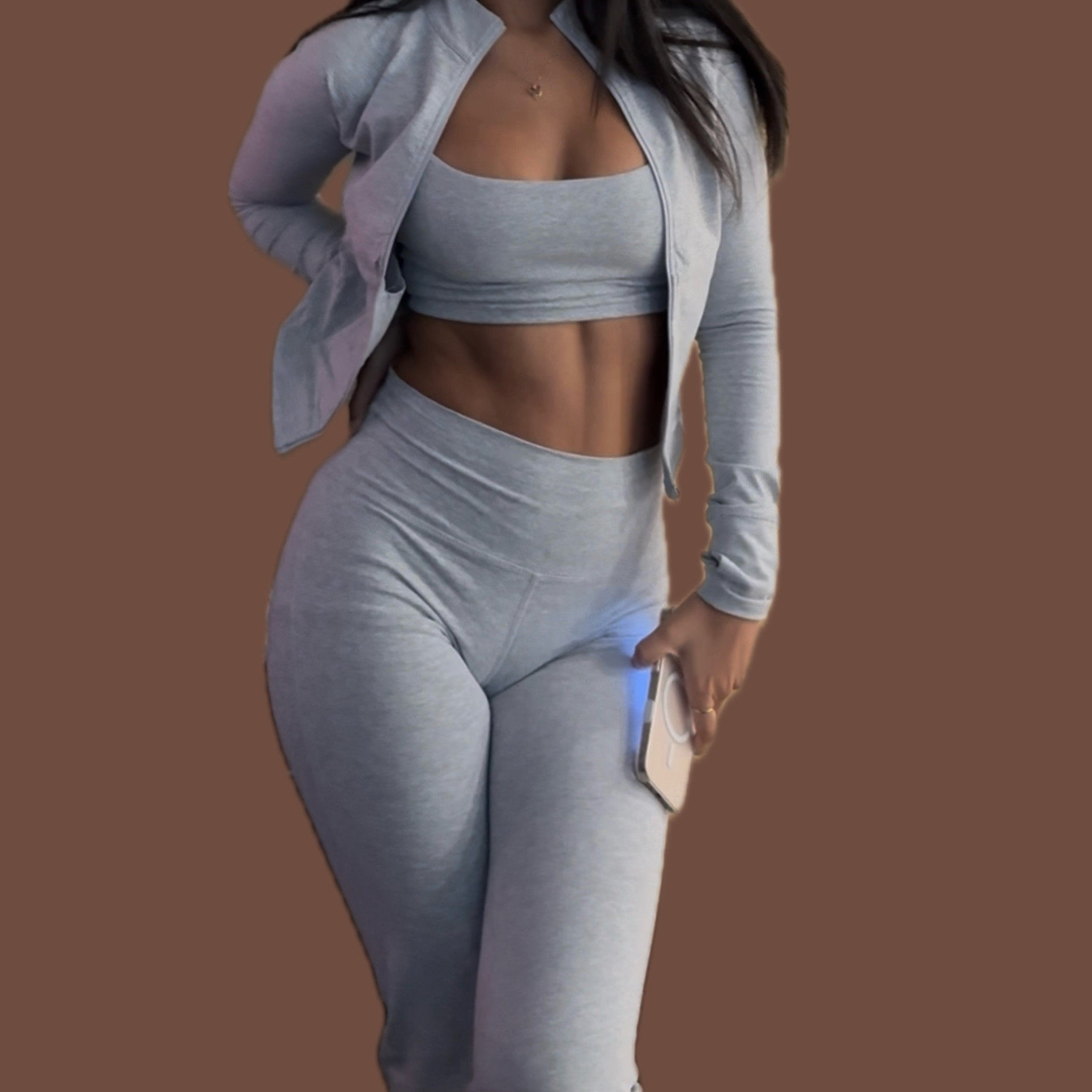 workout set
I’m wearing a:
xs zip up 
xs bra 
s sweats 

#LTKFitness #LTKBeauty #LTKTravel