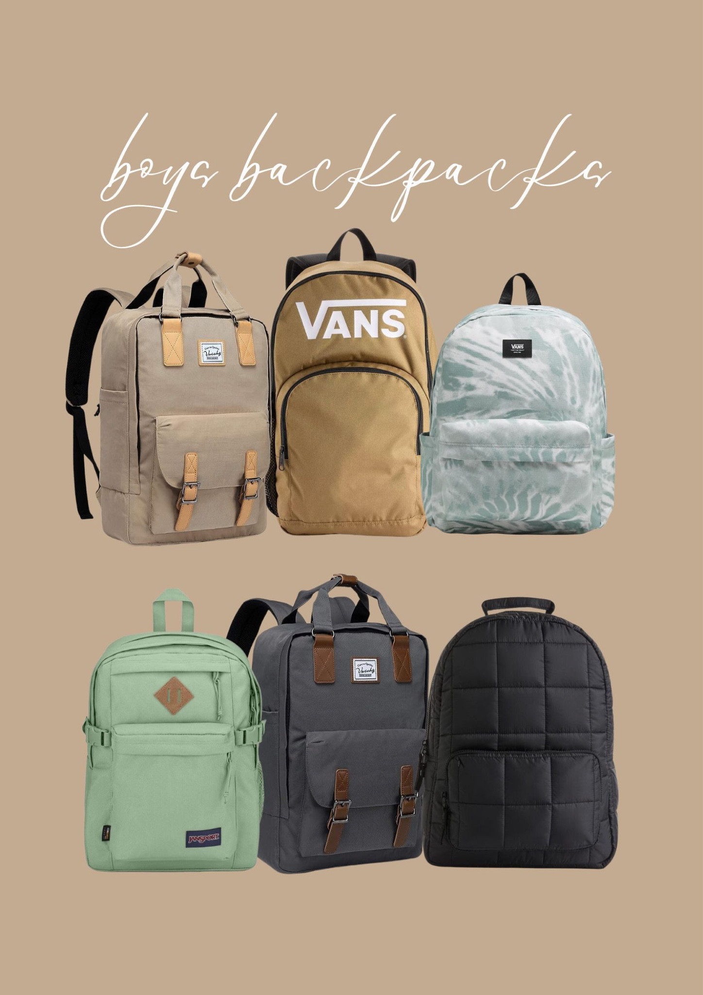 Vans 2024 backpacks big