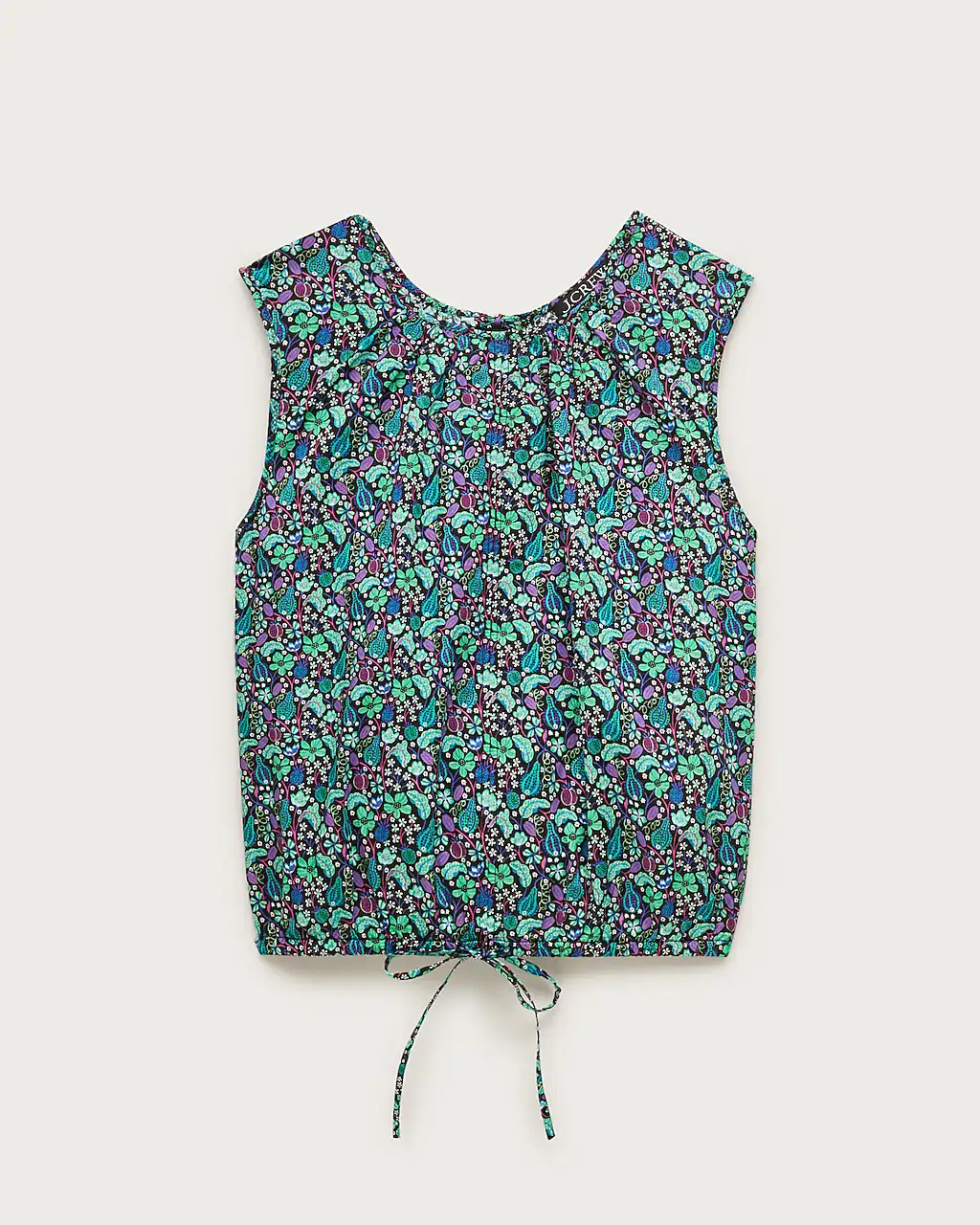 Drawstring-waist tank top in Liberty\u00ae floral fabric | J. Crew US