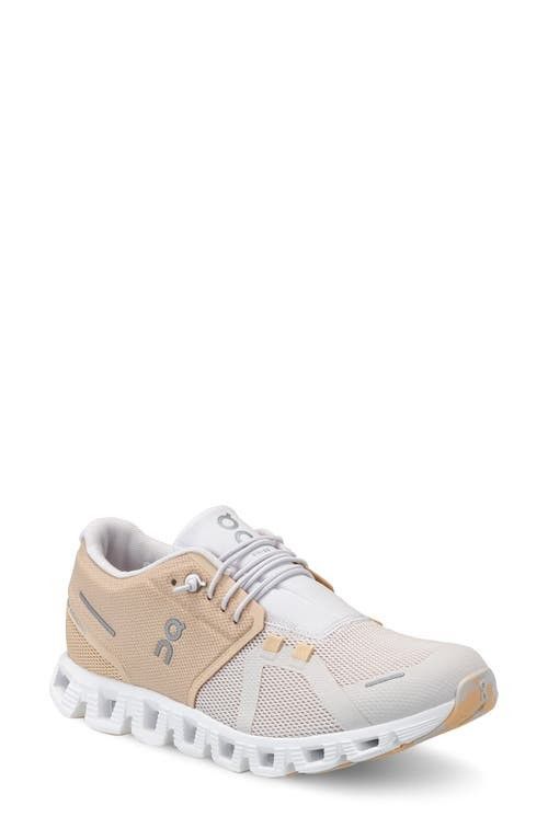 On Cloud 5 Fuse Sneaker in Savannah/Pearl at Nordstrom, Size 8 | Nordstrom