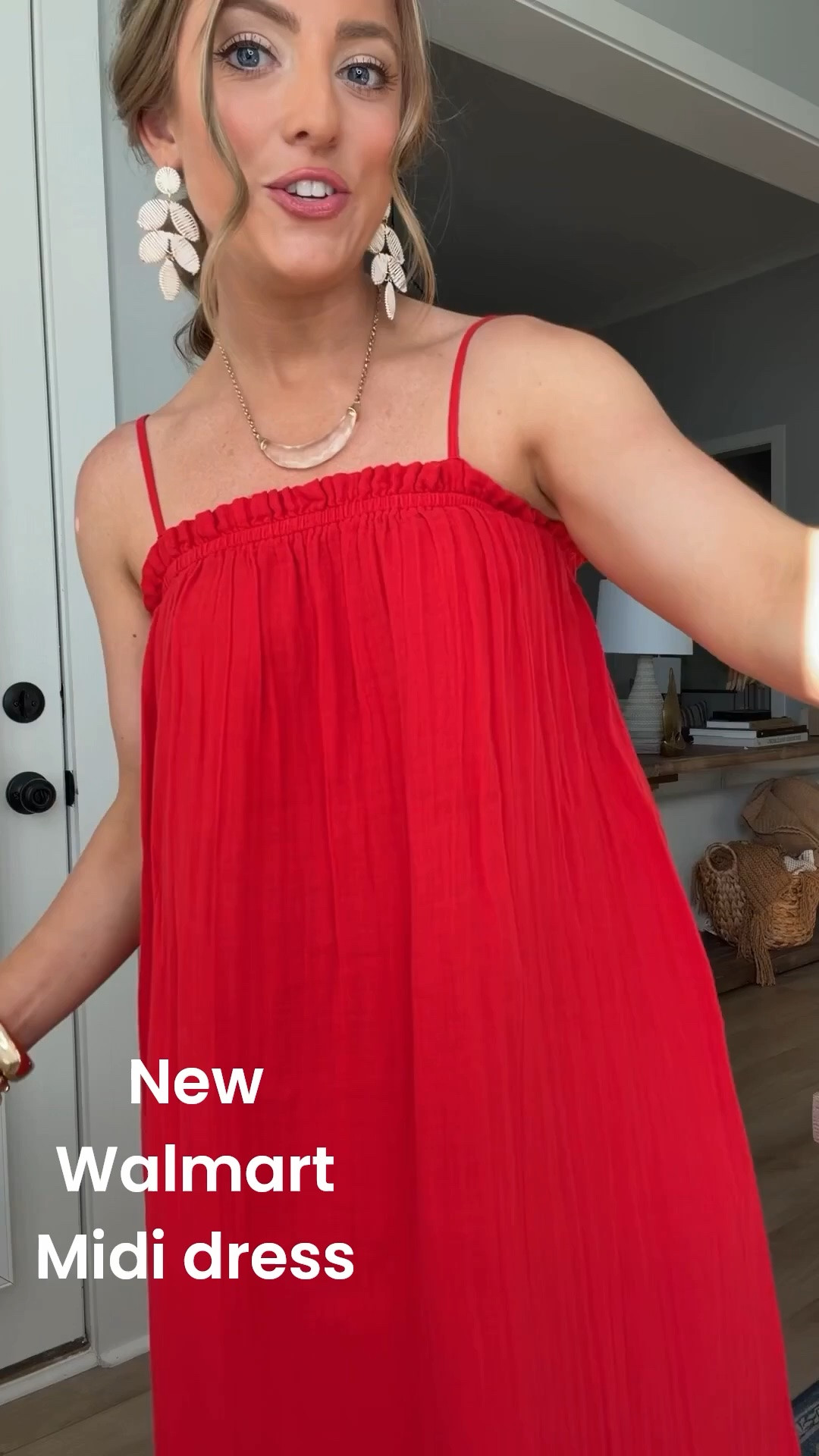 I cannot get over how easy and effortless this Walmart dress is! ❤️ The relaxed swing silhouette makes it one of those throw-on-and-go pieces you’ll reach for all summer long. Lightweight, breezy, and incredibly comfortable, it’s perfect for errands, brunch, beach trips, or casual summer days.

✨ Easy relaxed fit
✨ Lightweight fabric
✨ Comfortable for all-day wear
✨ Looks cute dressed up or down

#WalmartFashion #WalmartDress #AffordableStyle #SummerStyle #MidiDress #WalmartFinds #EverydayStyle #CasualChic #SummerOutfitIdeas #FashionOnABudget #VacationOutfit #LTKFashion

#LTKootd #LTKPetite
