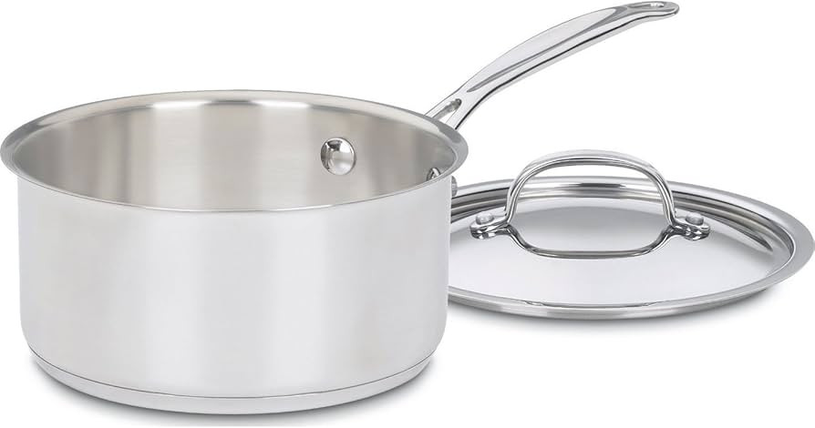 Cuisinart 719-18 Chef's Classic Stainless 2-Quart Saucepan with Cover | Amazon (US)