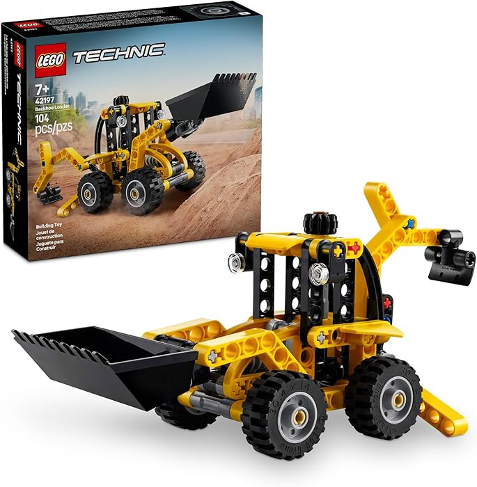 LEGO Technic Backhoe Loader Construction Toy - Building Toy Set for Boys and Girls, Ages 7+ - Edu... | Amazon (CA)