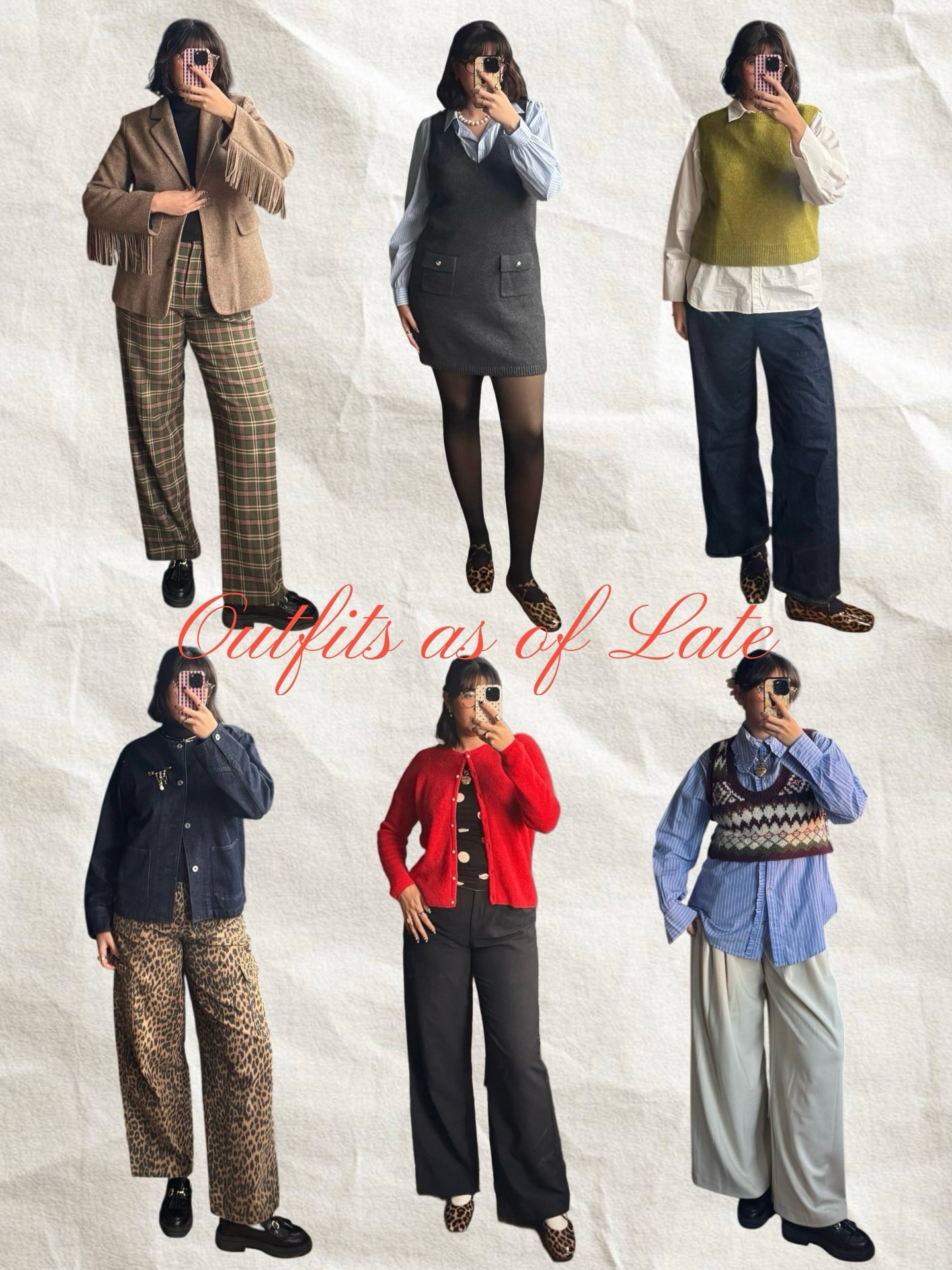 lil scrapbook of my winter office outfits lately!!
.
.
.
.
.
.
.
#personalstyle #officeoutfit #officeoutfits #corporatefashion #businesscasualoutfit

#LTKU #LTKWorkwear #LTKootd