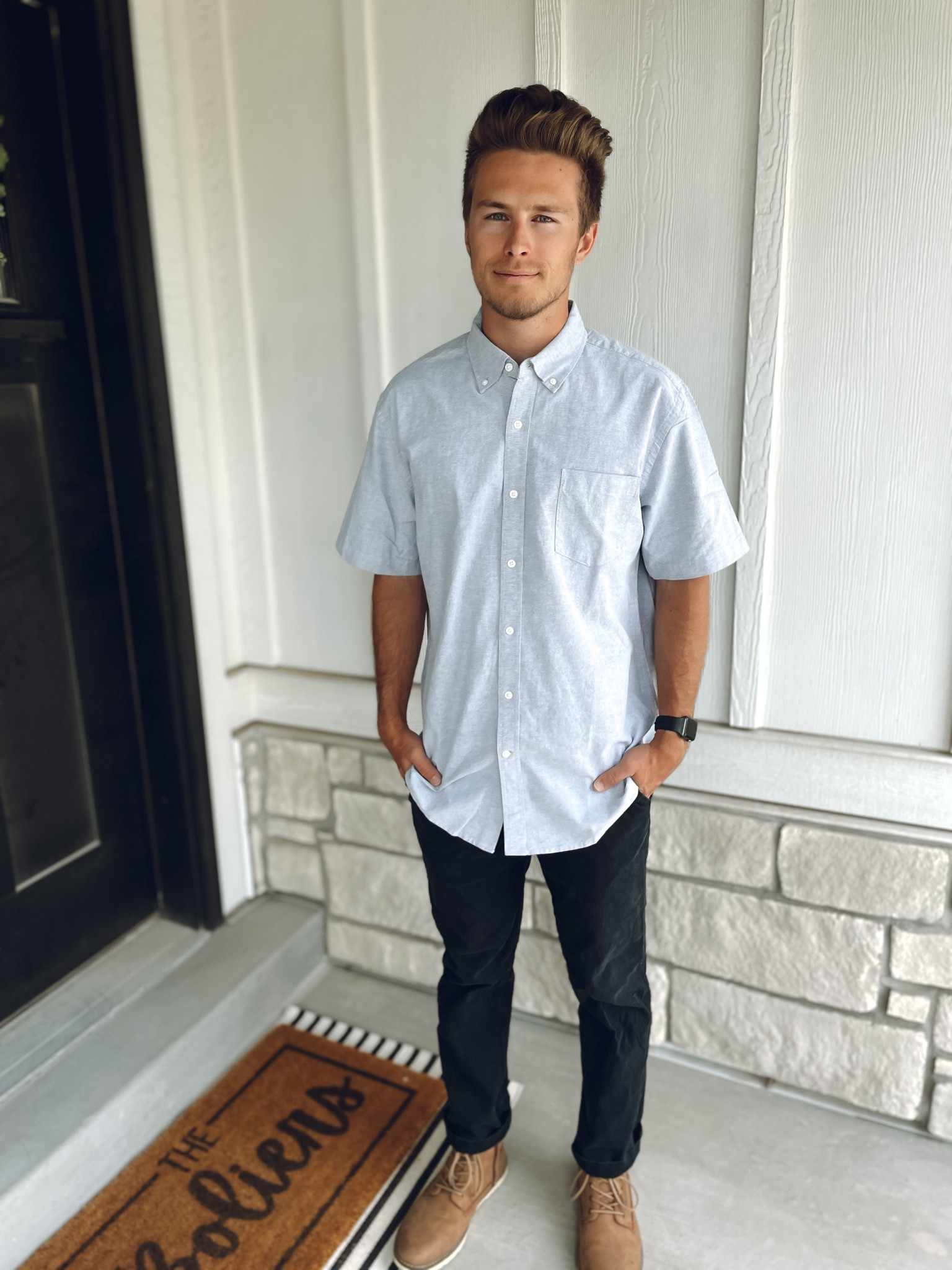 Men’s fashion
Button up shirt: sized up one to an L
Pants: true to size 
Boots: couldve sized down half

#LTKunder50 #LTKunder100 #LTKmens