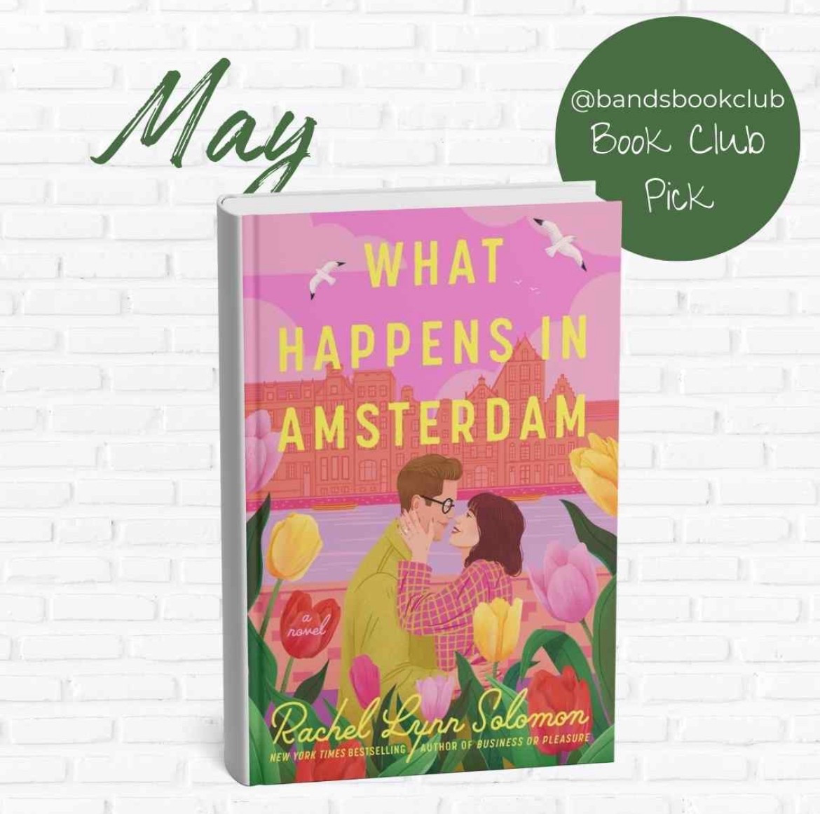 Happy May! The B and S Book Club Pick for May is What Happens in Amsterdam by Rachel Lynn Solomon! Even though this book isn't officially published until May 6th, we just couldn't wait! 

#LTKStyleTip #LTKSeasonal #LTKFindsUnder50