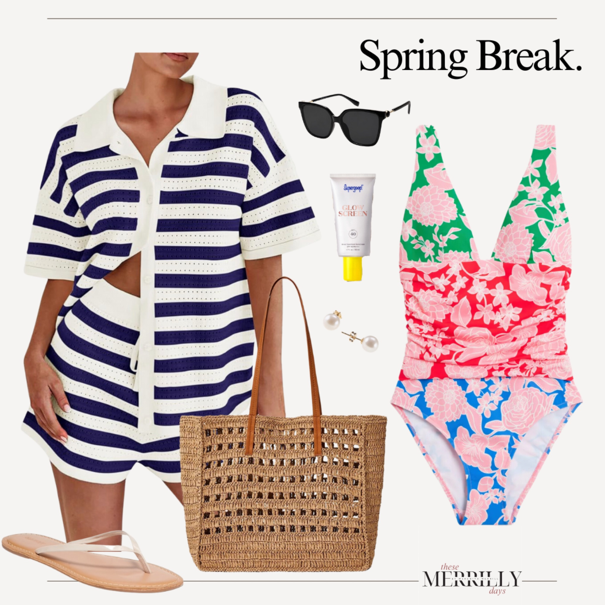 Spring break / swimsuit / coverup / vacation 

#LTKSaleAlert #LTKItBag #LTKSwim
