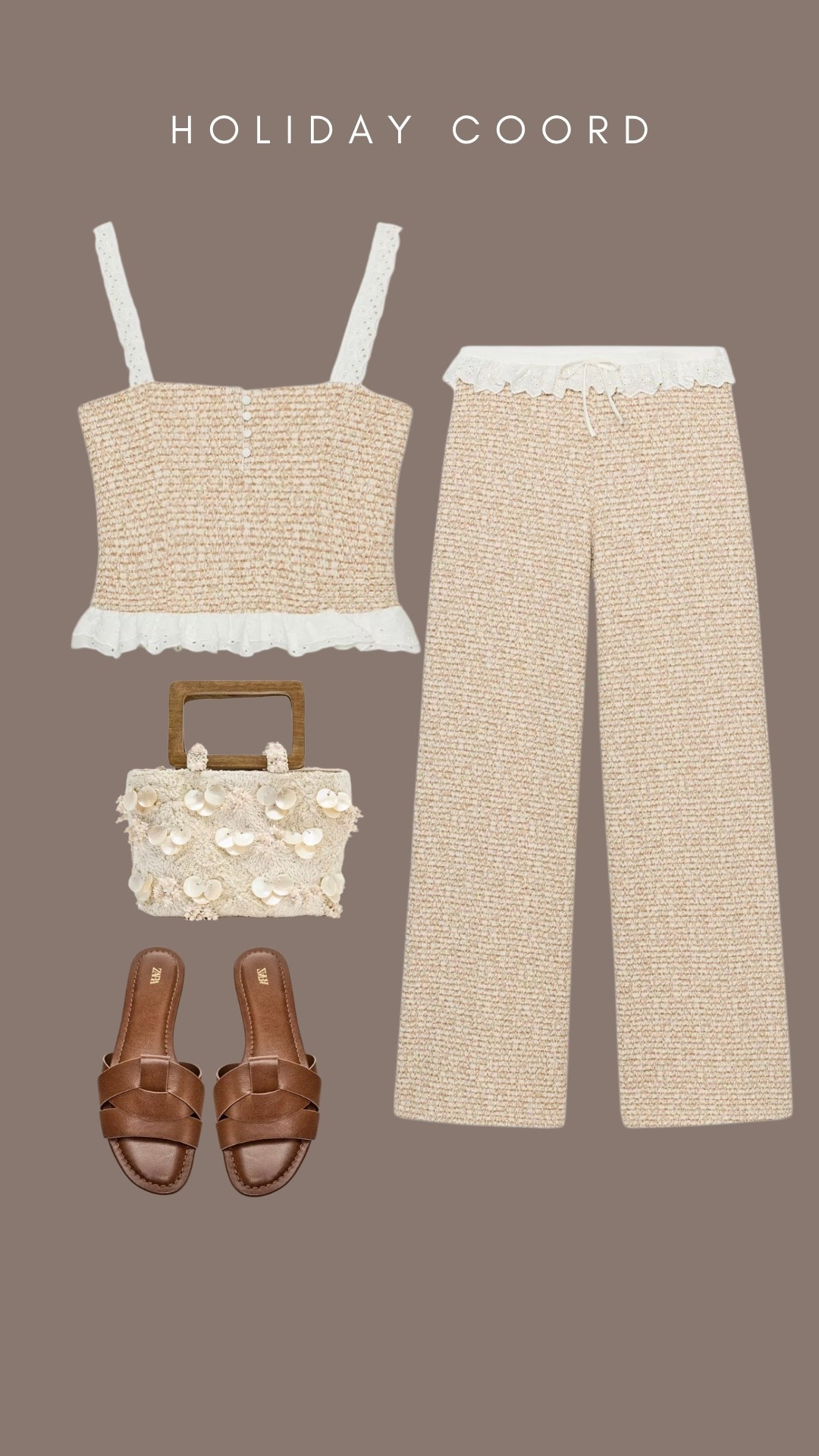 Holiday outfit coord set
Zara viral
Zara trending 

#LTKspring #LTKstyletip #LTKswimwear