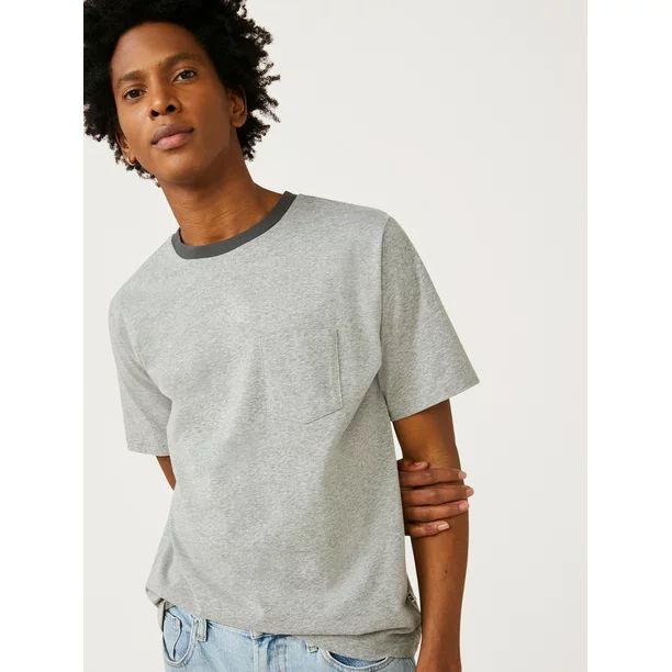 Free Assembly Men's Short Sleeve Pocket T-Shirt | Walmart (US)