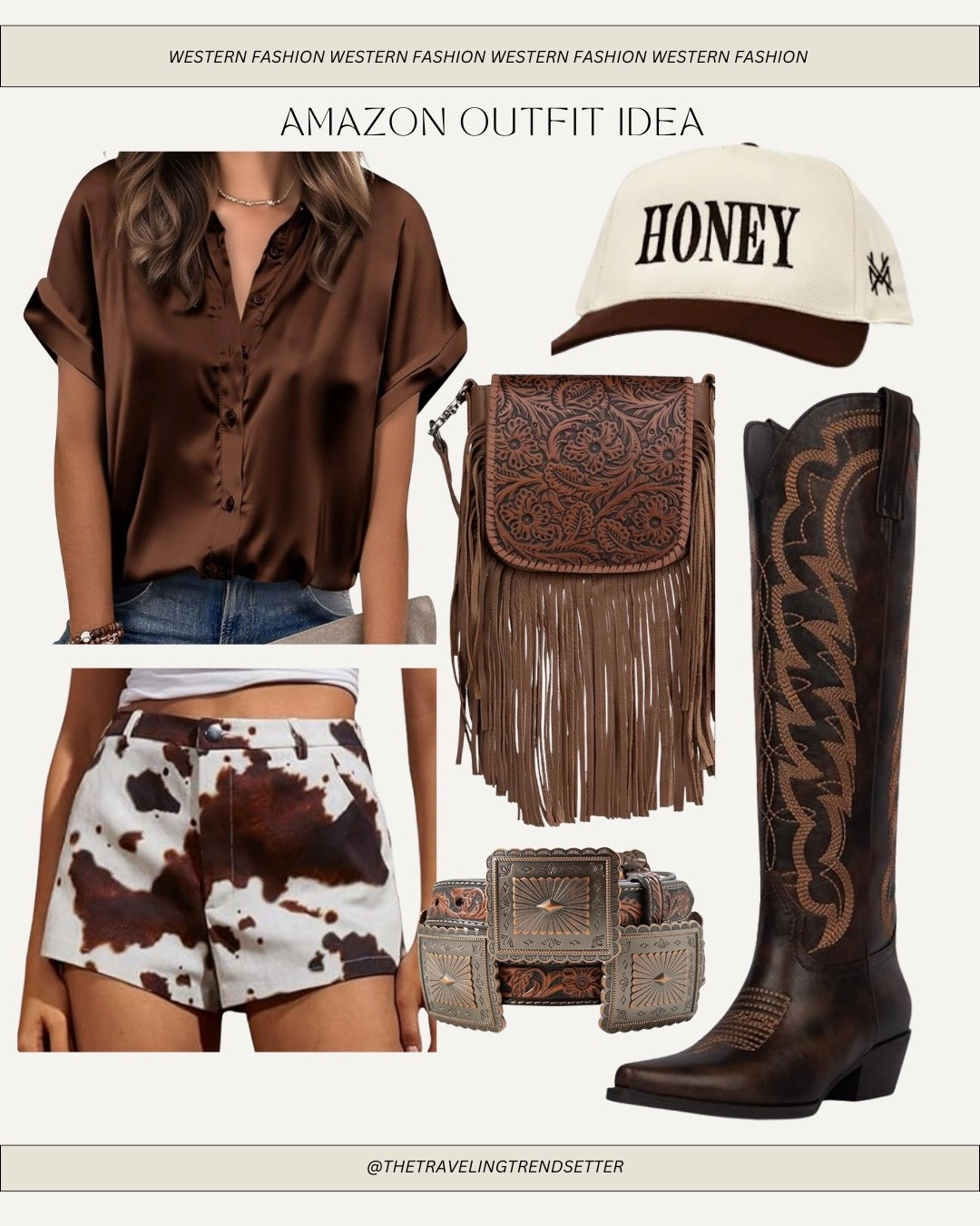 Amazon western fashion - Amazon country concert  outfit idea - cowprint skirt - cowgirl boots 

#LTKootd #LTKdayinmylife #LTKTravel