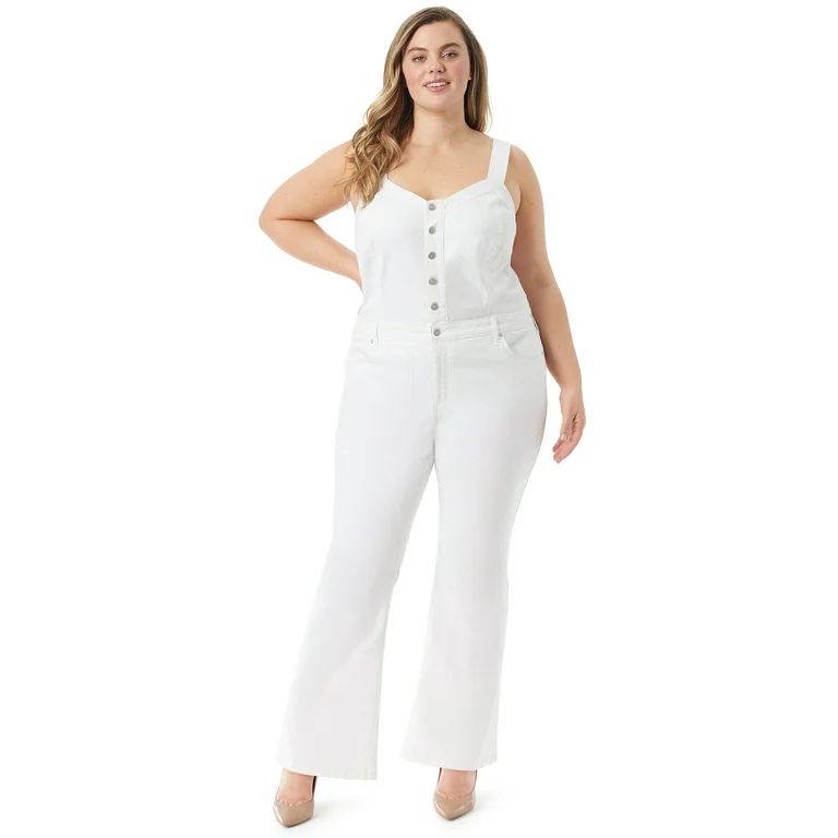 Jessica Simpson Women's Plus Size Sweetheart Overalls | Walmart (US)