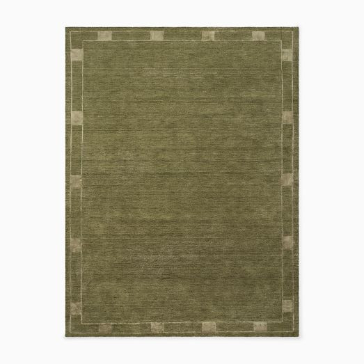 Pierce & Ward Deco Border Handwoven Wool Rug | West Elm (US)