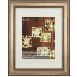 11" x 14" Rustic Bronze Frame with Mat, Home by Studio Decor® in Gold Bronze/Brown Beige | Michaels® | Michaels Stores