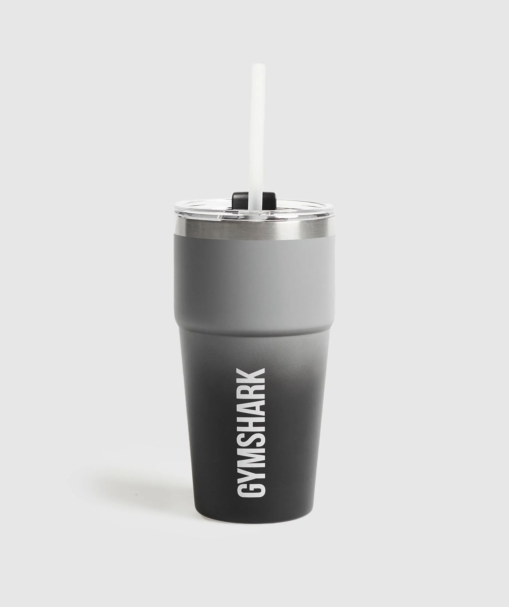 Gymshark Insulated Straw Cup - Smokey Grey/Black | Gymshark US