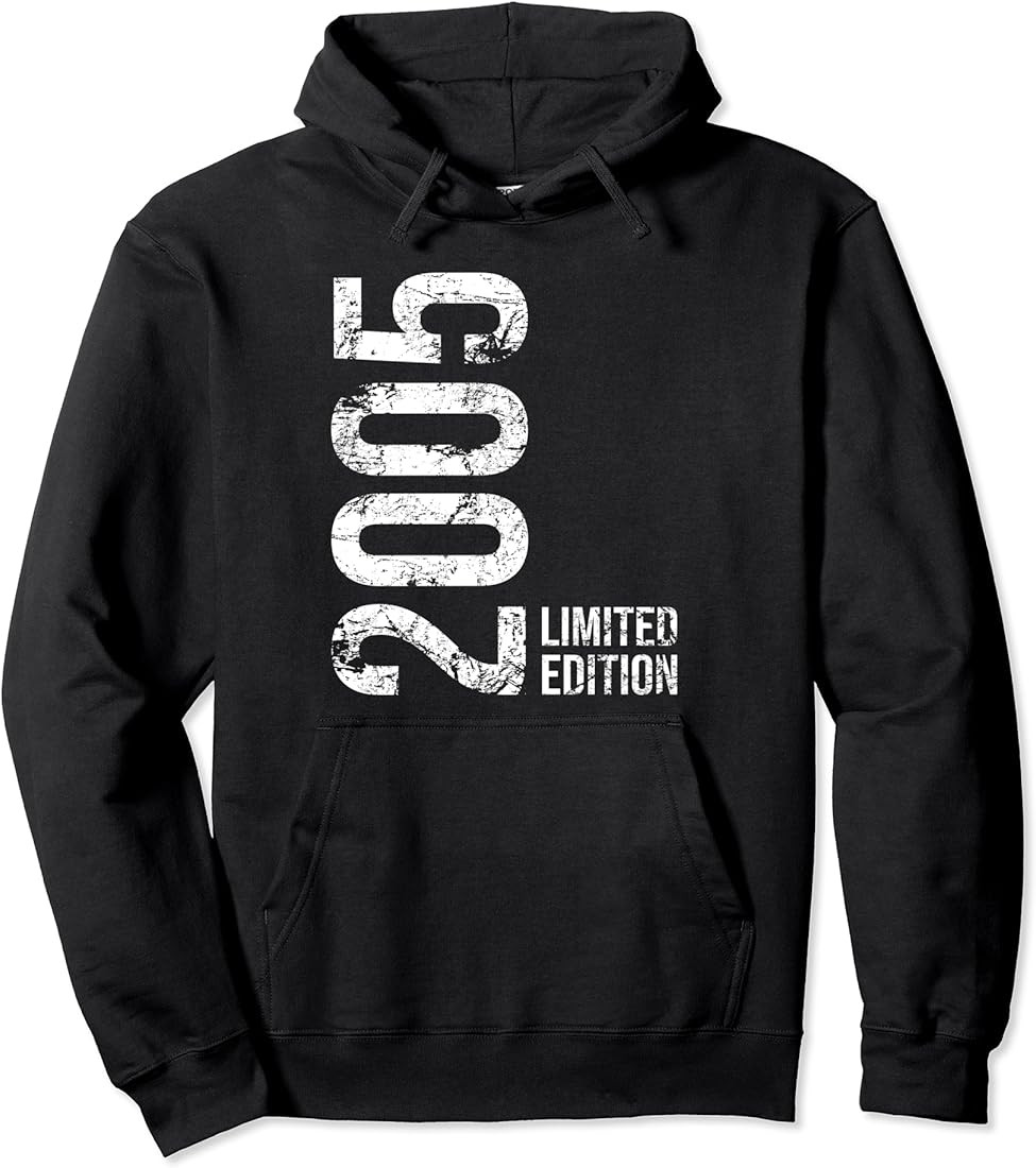 19th Birthday 19 Years Old Girl Boy 2005 Pullover Hoodie | Amazon (US)