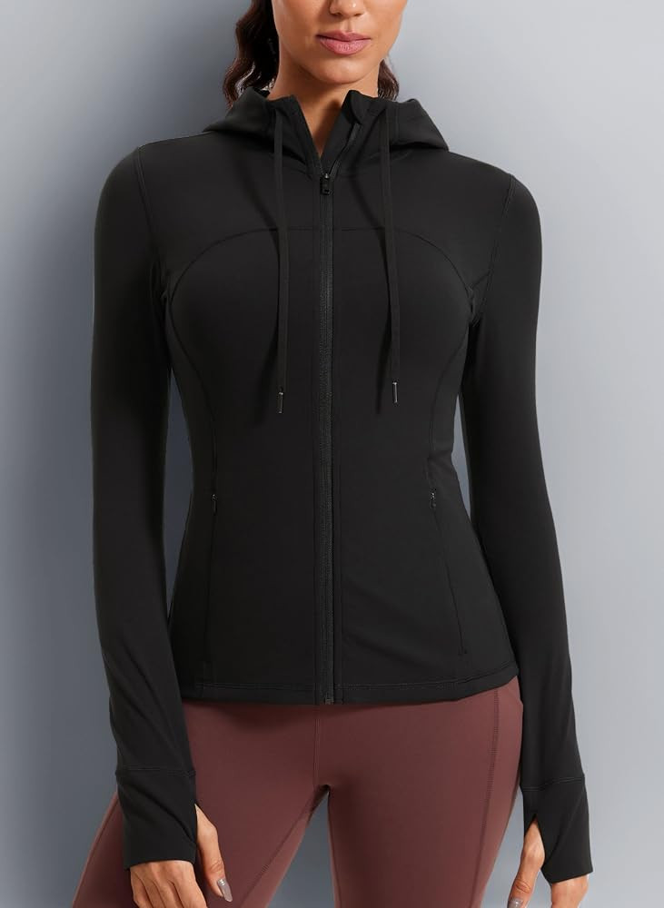 CRZ YOGA Butterluxe Hoodie Jackets Hip Length | Amazon (UK)