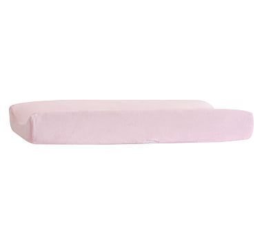 Luxe Chamois Changing Pad Cover, Changing, Light Pink | Pottery Barn Kids