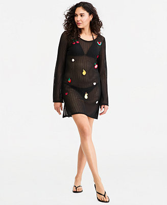MikenWomen's Fruit Patch Crochet Swim Cover-Up Dress | Macy's