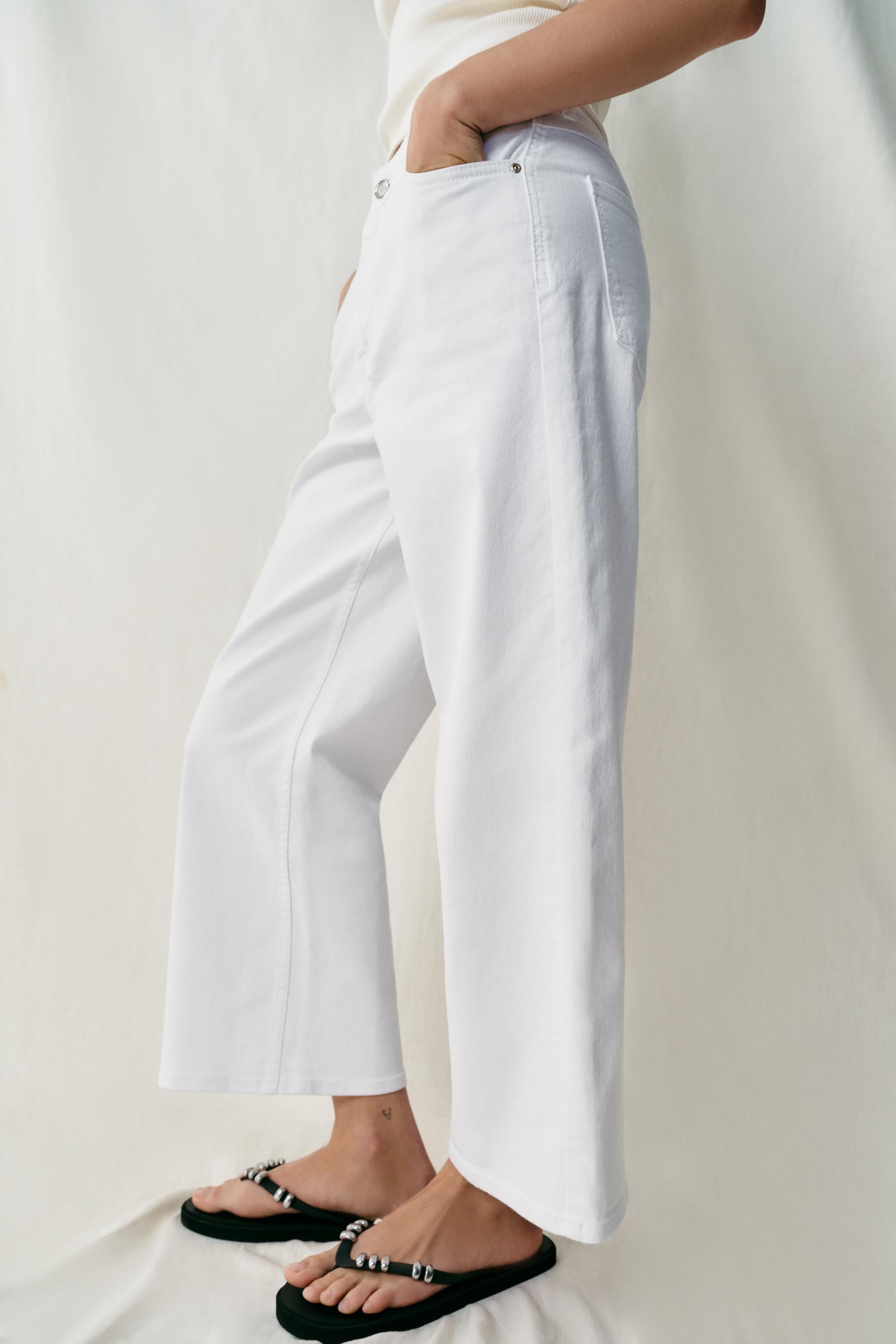 Z1975 HIGH-WAIST COMFORT CULOTTE JEANS | Zara US