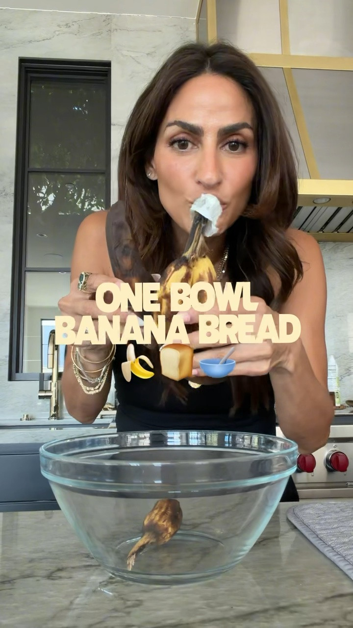 If you have bananas laying around in the pantry and need to use em quick! This one bowl banana bread recipe is AMAZING! Full Ingredients list below!

#LTKOver40 #LTKSeasonal #LTKfitnessgoals