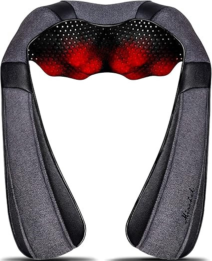 Back Massager, Shiatsu Back Neck Massager with Heat, Electric Shoulder Massager, Kneading Massage... | Amazon (US)