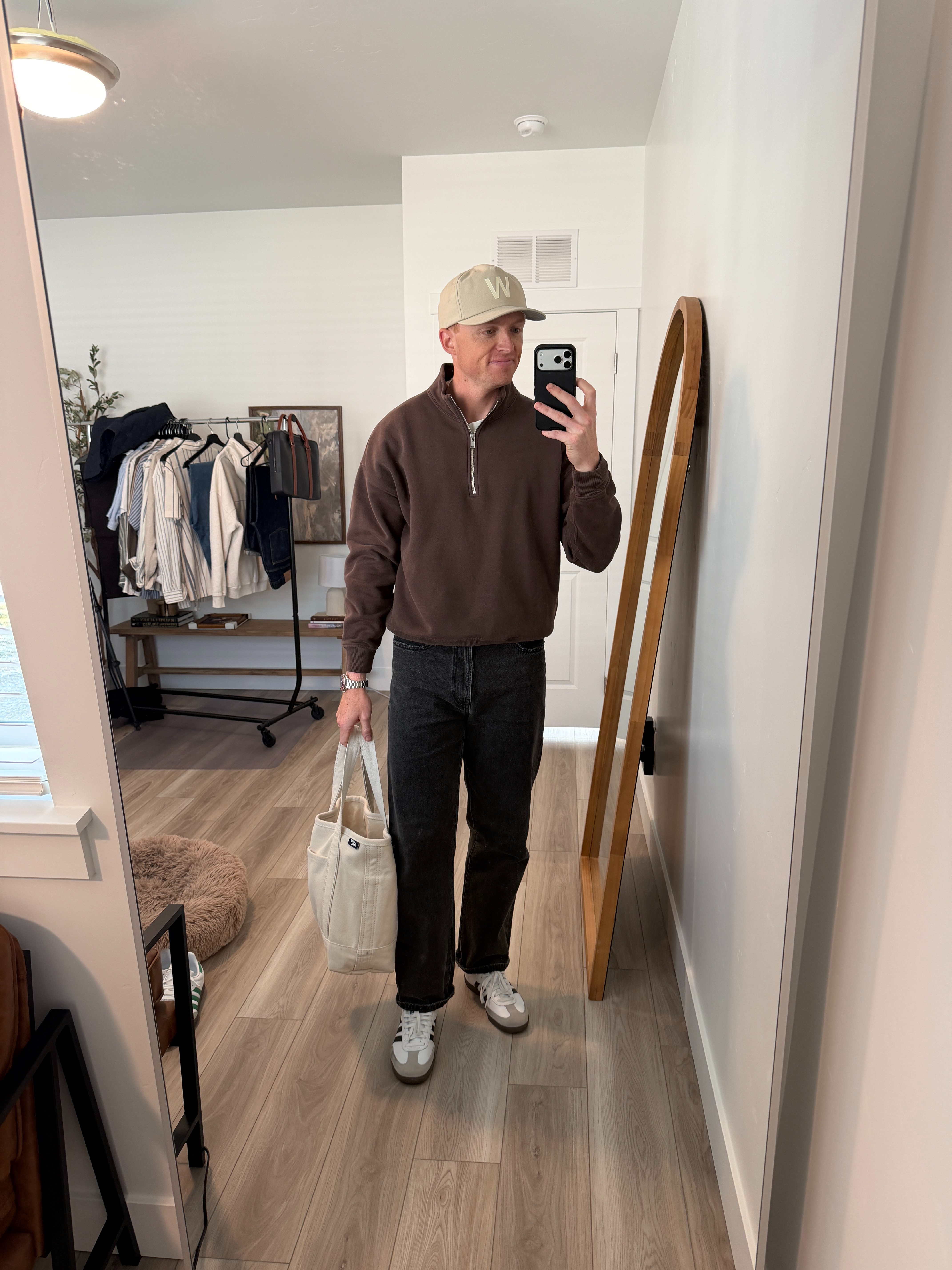 My favorite sweatshirt from last year was this brown Abercrombie half-zip! The color is too perfect 👌 only $44 right now.  

 #LTKMens