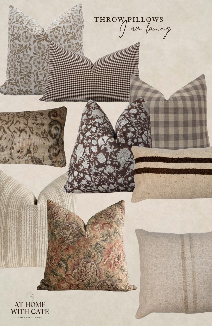 Throw pillows that have caught my eye recently! 

#LTKcanada #LTKspring