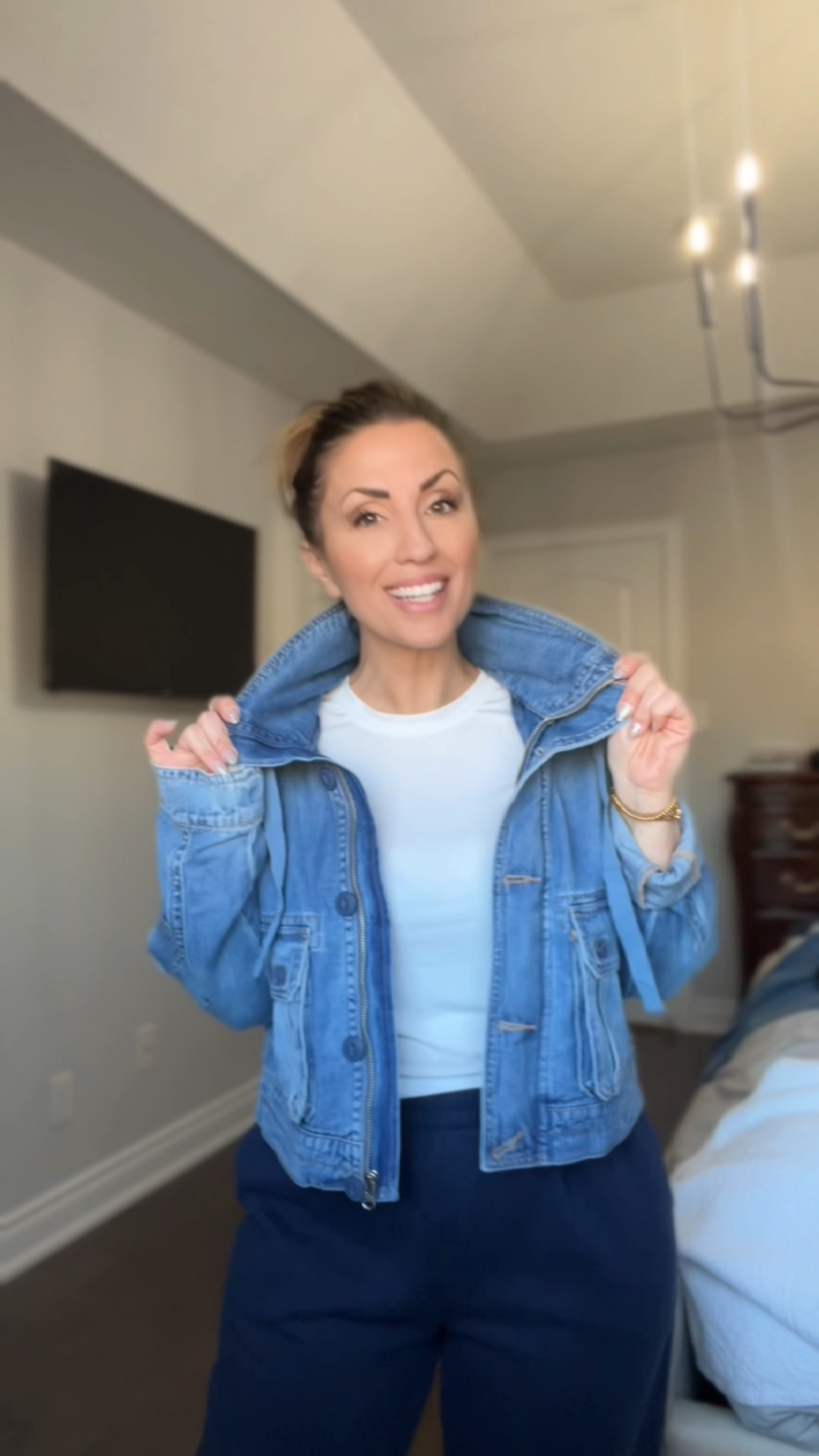 The only denim bomber you need! And it’s on sale!

#LTKsalealert #LTKstyletip #LTKmidsize