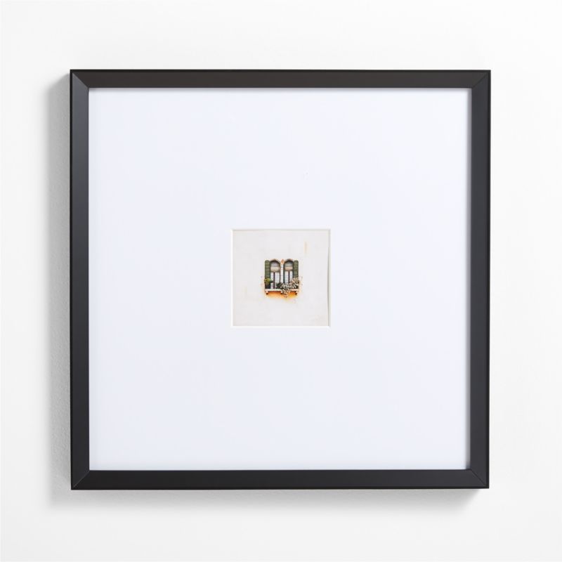 Icon Wood 5x5 Black Wall Frame + Reviews | Crate & Barrel | Crate & Barrel