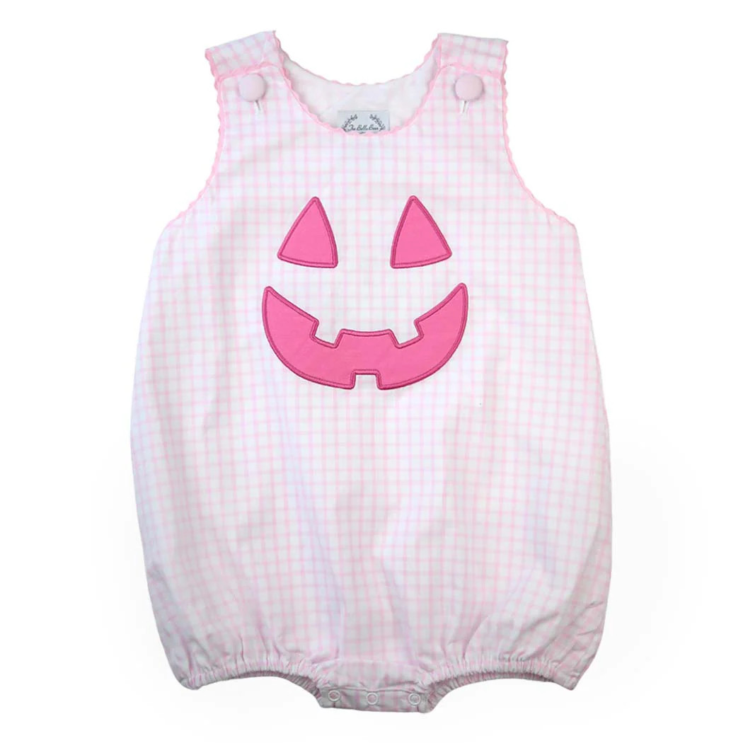 Pink Boo-Tastic Jack-O-Lantern Bubble | The Bella Bean