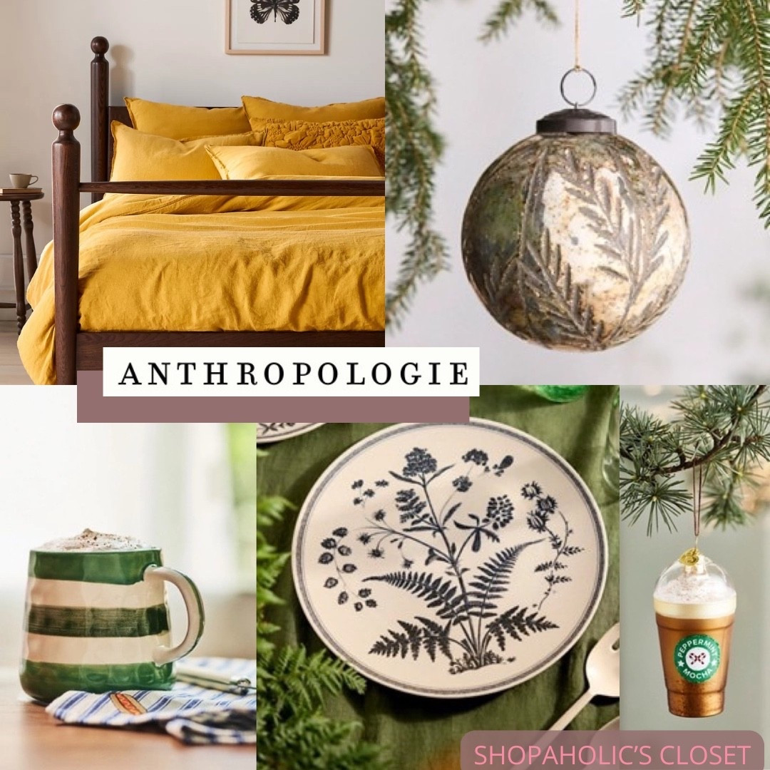 If you are like me in about 3 weeks people will descend upon your home for a feast and then do so again for Christmas. 

Get hostess ready at Anthropologie with guest bedding, table and serve wear and ornaments for trimming the tree.

Don’t forget the coffee!

#shopdeescloset #shopaholicscloset

#LTKSeasonal #LTKHome #LTKHoliday