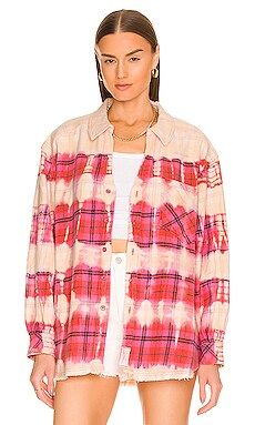 Free People x We The Free Boy To The Bone Button Up Top in Pink Carnelian from Revolve.com | Revolve Clothing (Global)