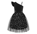 Arshiner Girls Dresses Summer One Shoulder Ruffle Sleeveless Formal Fancy Party Birthday Tulle Dr... | Amazon (US)