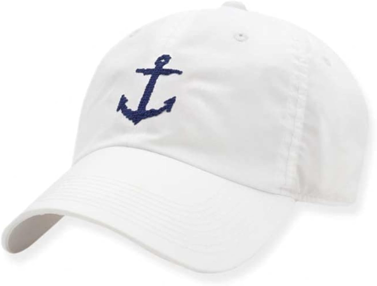 Smathers and Branson Anchor Needlepoint Performance Hat by Smathers & Branson White, One Size | Amazon (US)