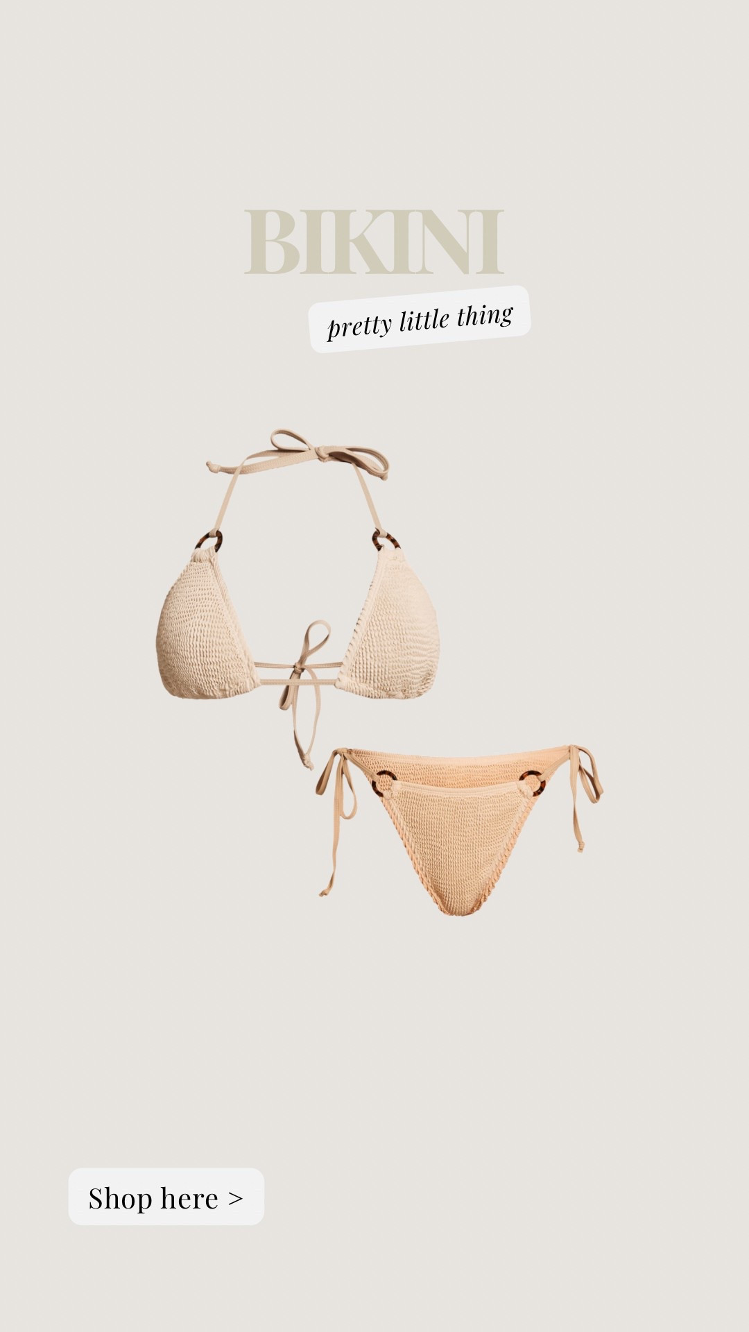 My favourite bikini yet 🤍

#LTKeurope #LTKsummer #LTKuk