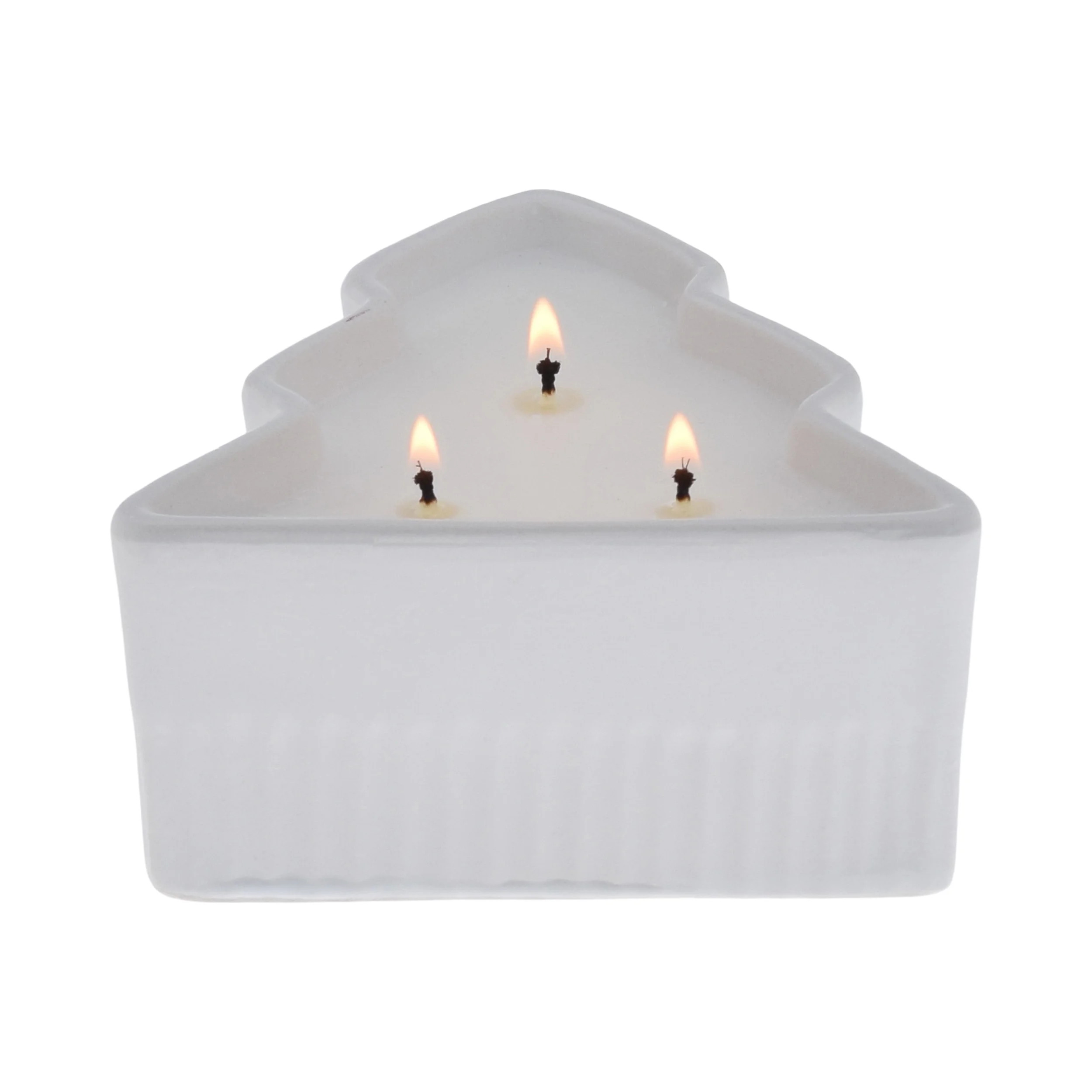 Better Homes & Gardens Cashmere Teak Scented 3 Wick Ceramic Tree Dish Candle 10oz | Walmart (US)