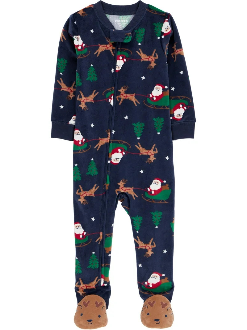 Carter's Child of Mine Baby and Toddler Cozy Pajama, One-Piece, Sizes 12M-5T | Walmart (US)
