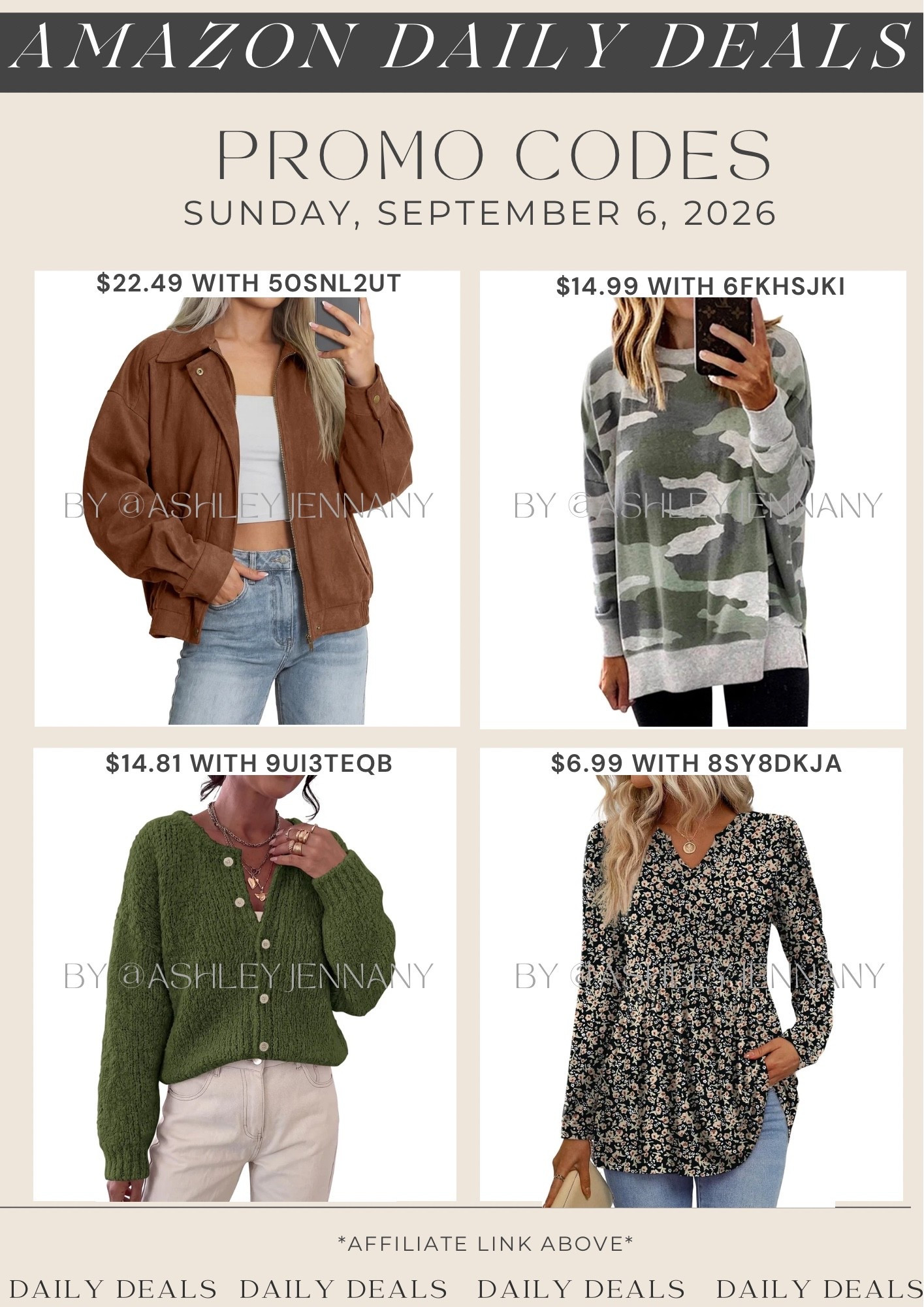 Amazon deals

#LTKMidsize #LTKSaleAlert #LTKSeasonal