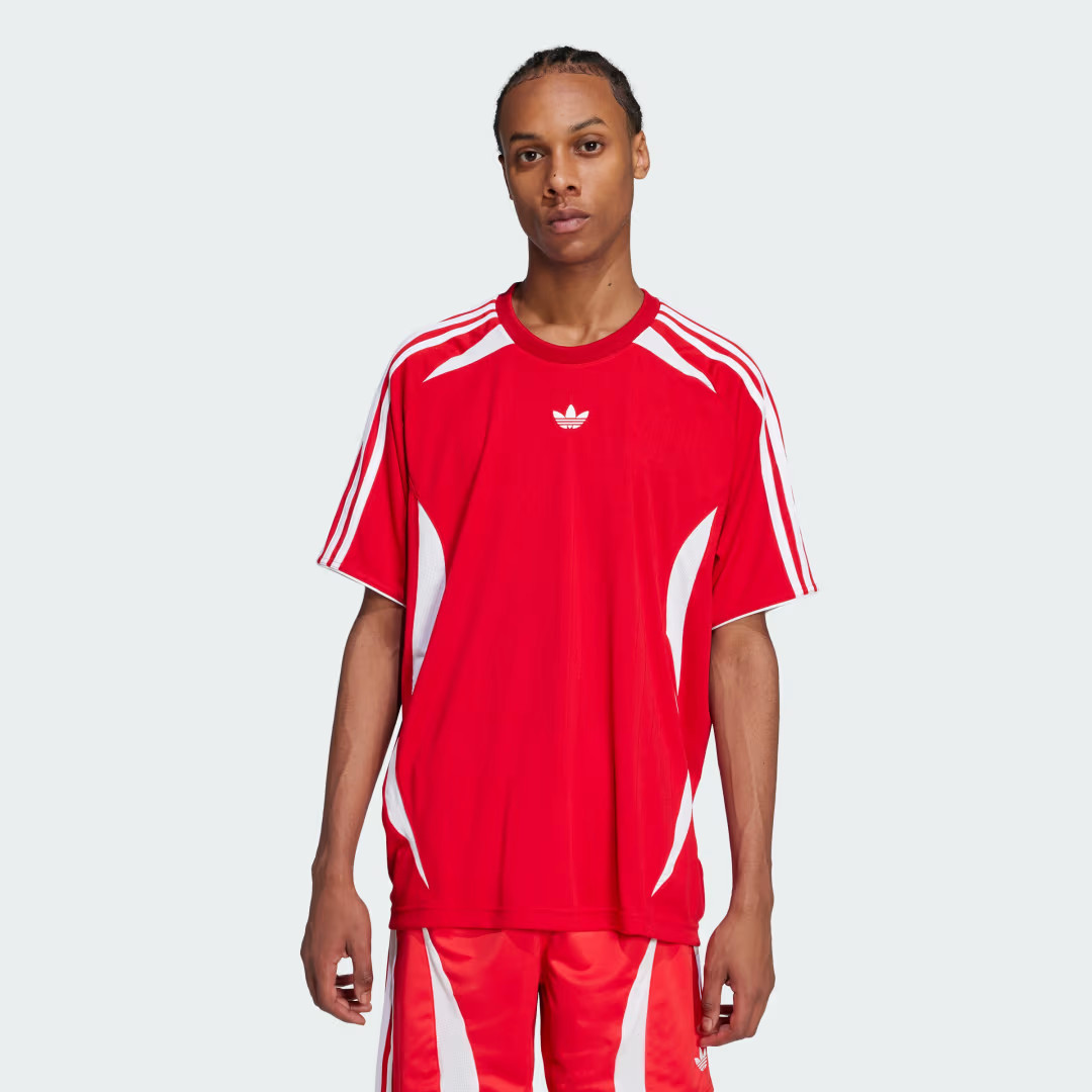 adidas Adicolor Teamgeist Tee Better Scarlet XS Mens | adidas (US)