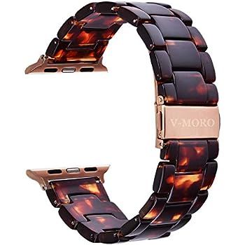 Fullmosa Compatible Apple Watch 38mm/40mm/42mm/44mm, Bright Resin Apple Watch Band for iWatch Ban... | Amazon (US)