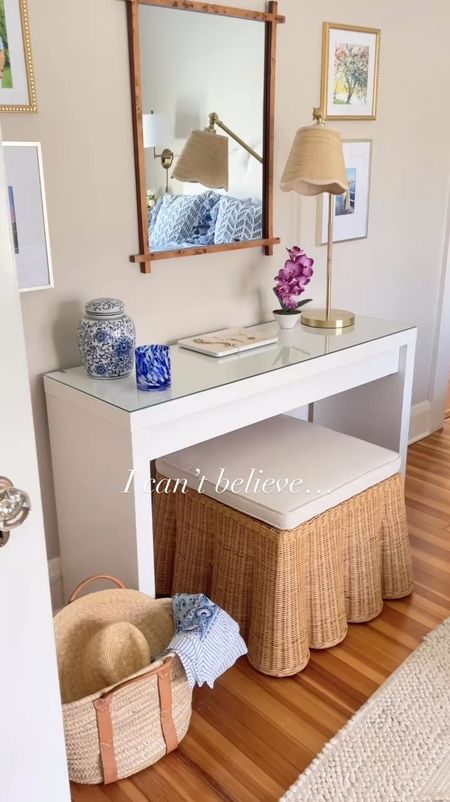 🚨Back in stock alert!!🚨 & under $235!! comment “WALMART” to snag this gorgeous rattan scalloped ottoman that has Society Social vibes but on a WALMART BUDGET and under $235!! 🤯🙌🏻😍🏃🏼‍♀️💨

P.s. this sold out so fast when I first posted it!! Also linked the other affordable pieces in the collection like the console, coffee and side tables!!

Follow me ☝🏻 for more look for less coastal & grandmillenial home finds!! 🫶🏻

#grandmillenial #classicstyle #coastalstyle #coastalhome #coastalgrandmother 

#LTKHome #LTKSaleAlert #LTKVideo