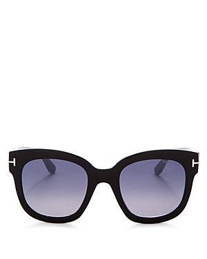 Tom Ford Beatrix Mirrored Square Sunglasses, 58mm | Bloomingdale's (US)