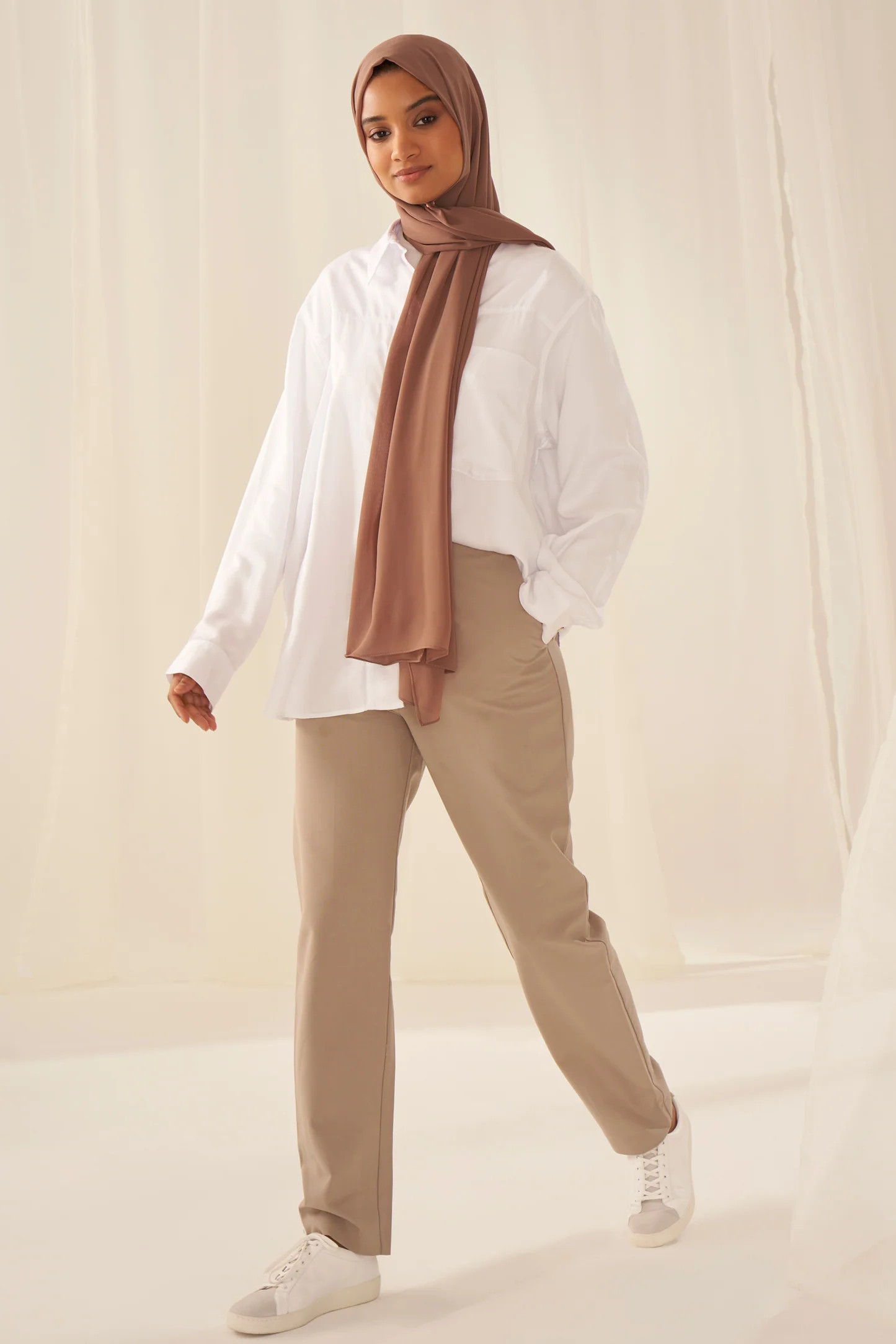 Everyday Chiffon Hijab - Chestnut | Haute Hijab