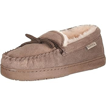Amazon.com | BEARPAW Women’s Moc II Earth Antique Glitter Size 6 | Women’s Slipper | Women’... | Amazon (US)