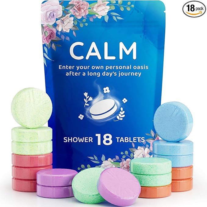 18-Pack Shower Steamers Aromatherapy-Shower Bath Bombs with Essential Oils for Self-Care and Rela... | Amazon (US)
