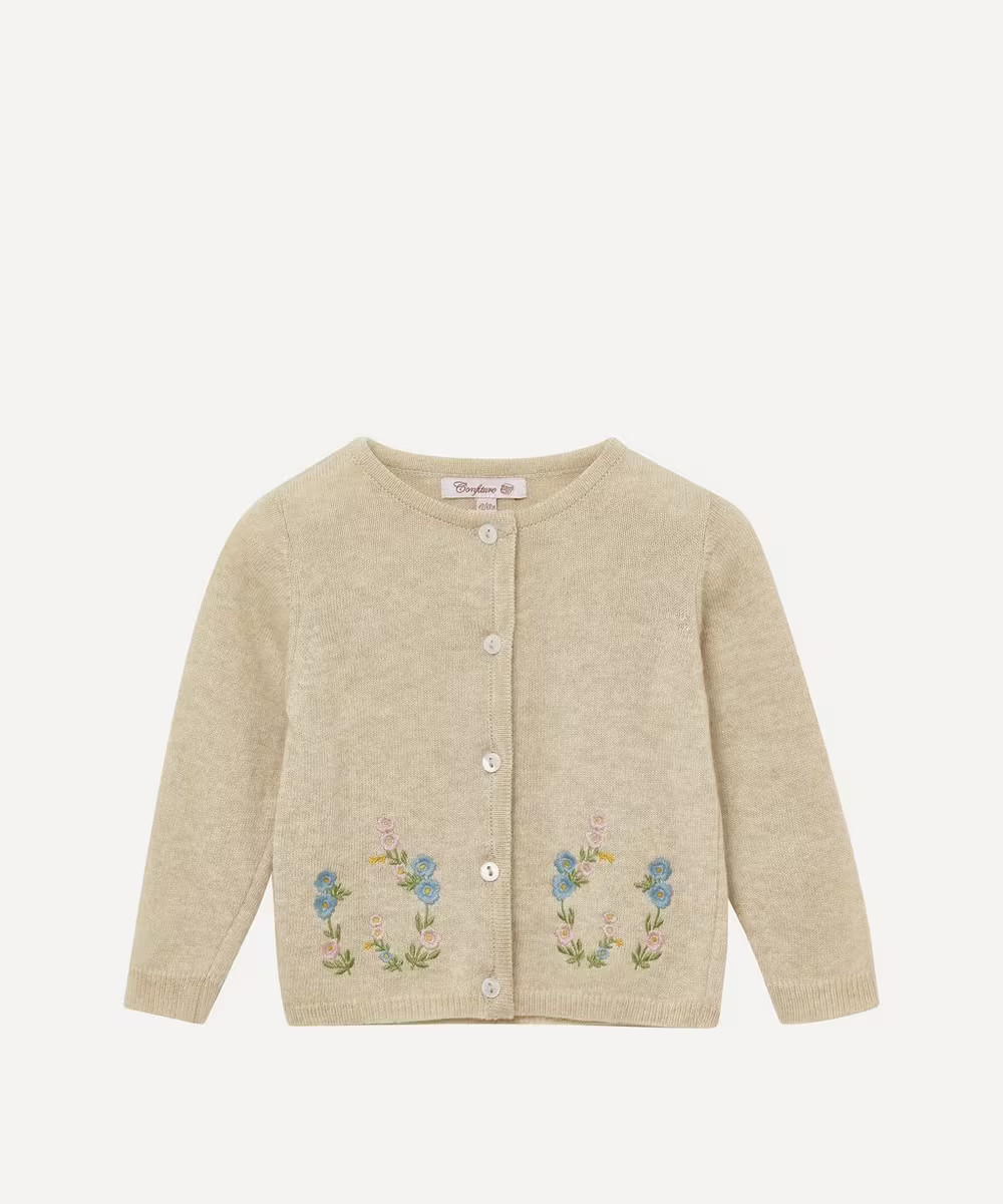 Emily Embroidered Cardigan 2-5 Years | Liberty London (UK)