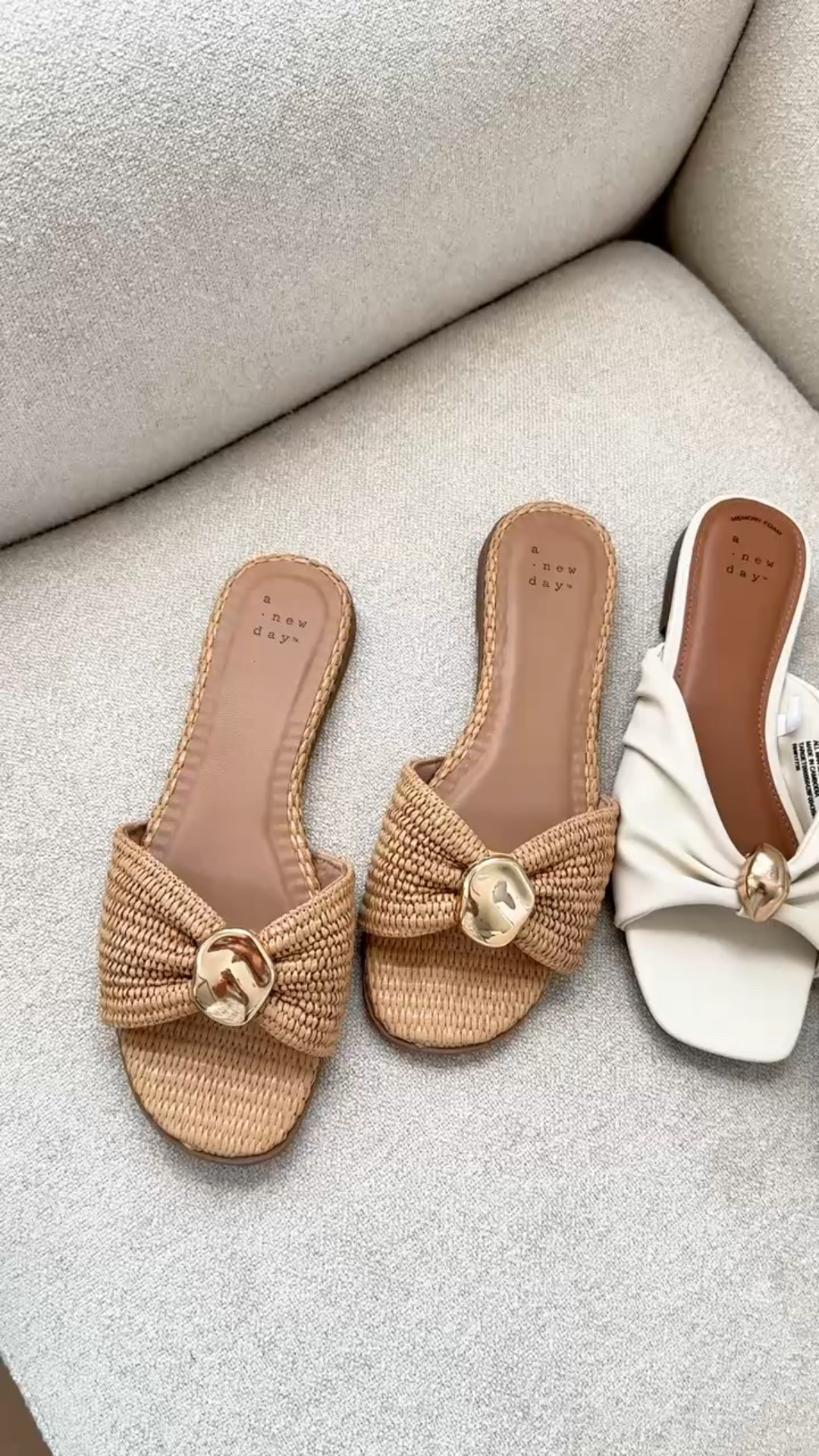 New spring shoes from Target! Summer shoes. Summer sandals. Resort wear. Resort outfit. Spring break outfit. Vacation outfits. Neutral slide sandals. These are TTS for me. 


#LTKTravel #LTKSwim #LTKootd